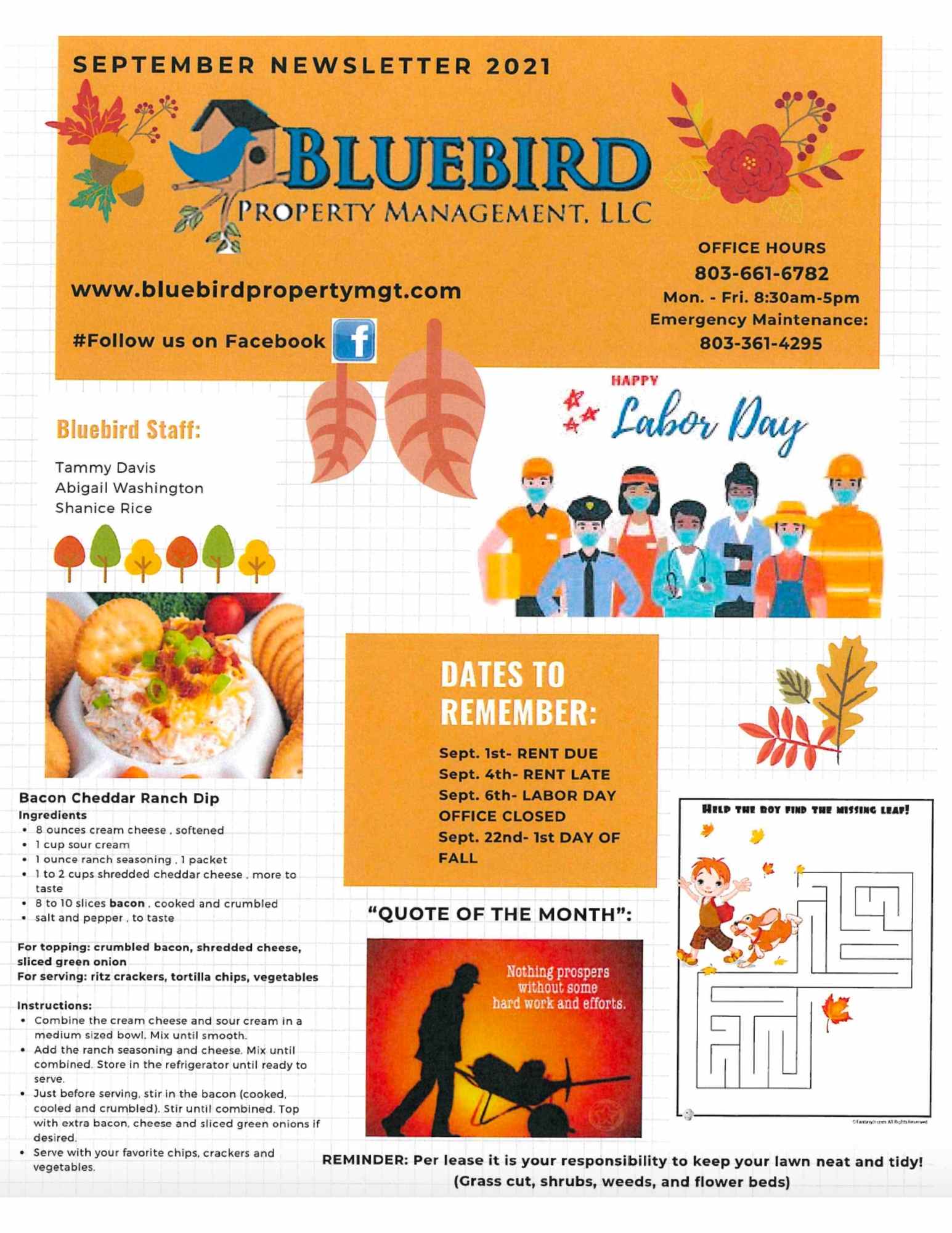 2021 September Newsletter-BluebirdProperty