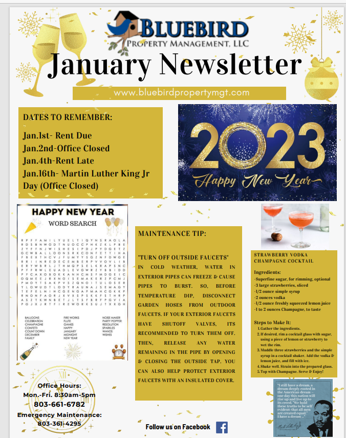 January 2023 Newsletter BBPM